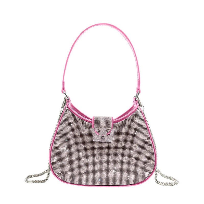 Bag Half Moon – modern crescent-shaped handbag with a sleek and minimalist silhouette.