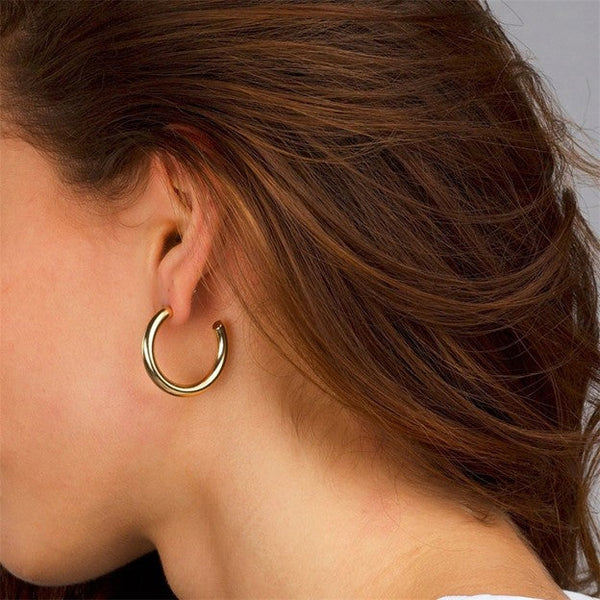 Classic Hoop Earrings, timeless and elegant jewelry that adds sophistication and charm to any look.