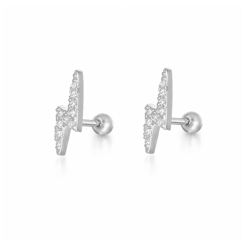 Crystal Pave Earrings S925, sterling silver earrings with sparkling pave crystals, offering elegance and shine for any special occasion.