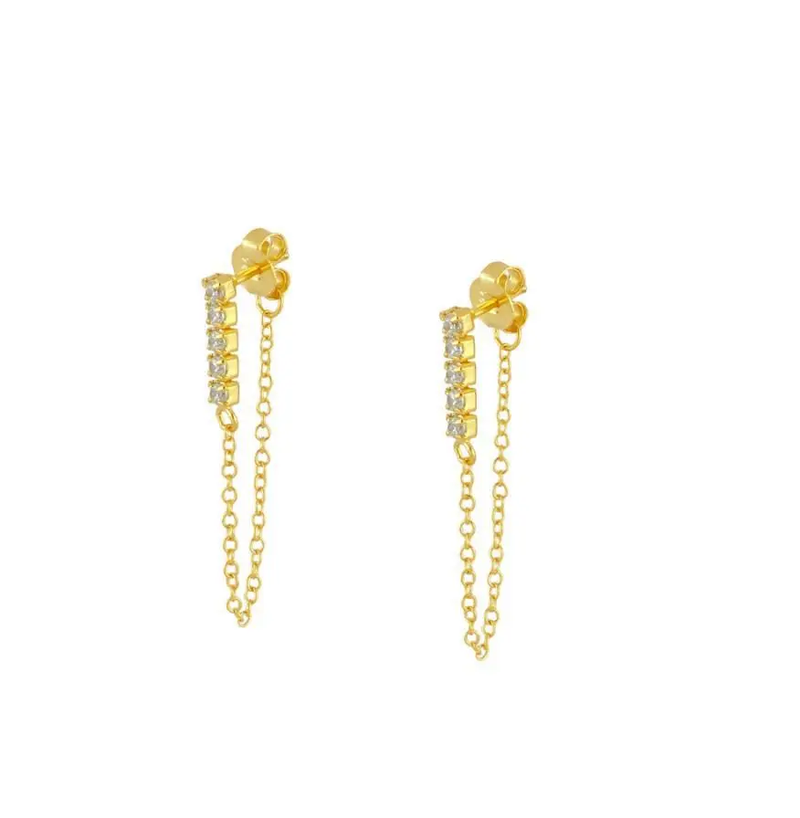 Amalfi 316L Earring Set, sophisticated stainless steel design, perfect for elegant occasions and modern looks.