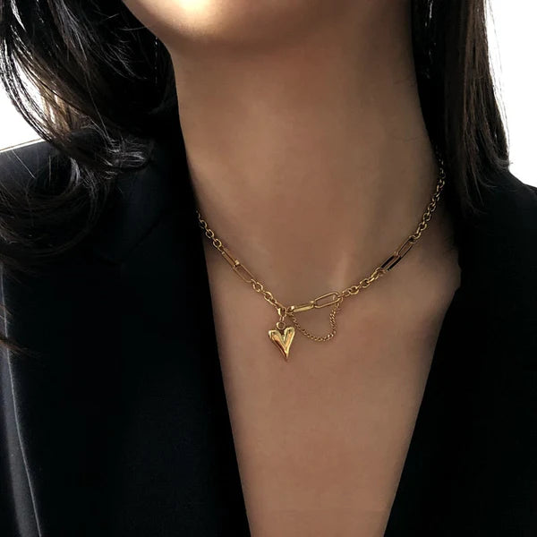 Amour Necklace featuring a delicate, love-inspired design perfect for everyday elegance.

