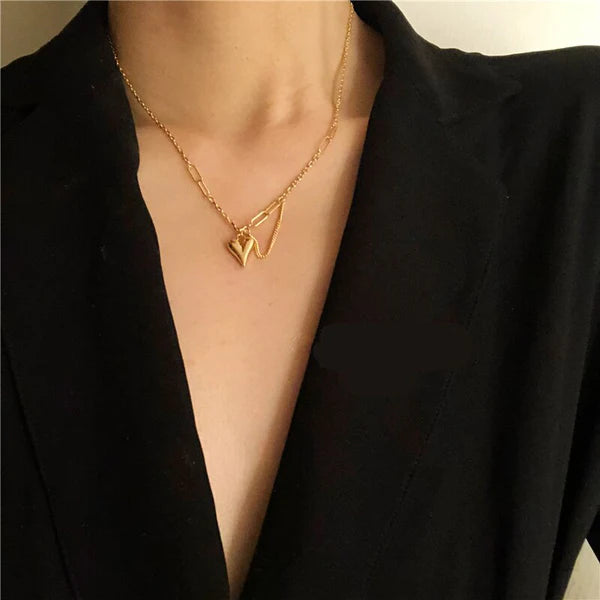Amour Necklace featuring a delicate, love-inspired design perfect for everyday elegance.

