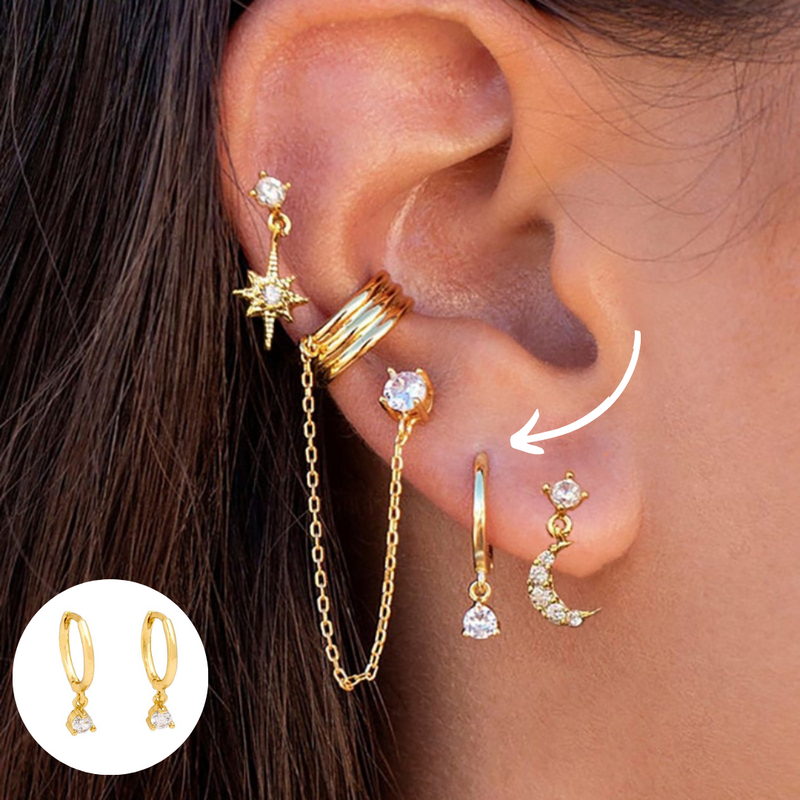 Boho Earring Set featuring chic and trendy designs, perfect for adding a bohemian touch to your look.