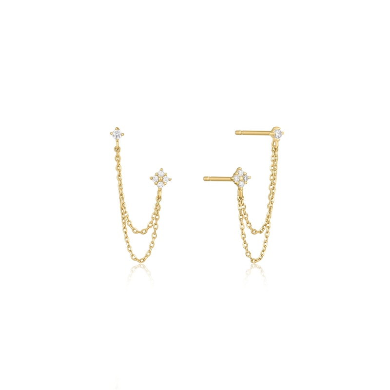 Chain Earrings S925, sterling silver earrings with a sleek and modern design, offering elegance and sophistication for any occasion.