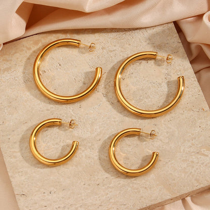 Classic Hoop Earrings, timeless and elegant jewelry that adds sophistication and charm to any look.