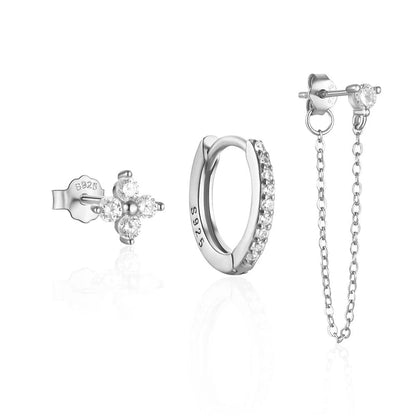 Juliette Earring Set S925, elegant sterling silver earrings designed to add sophistication and charm to your look.